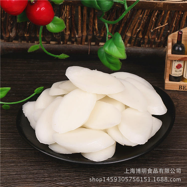 批发小伙子年糕片500g 韩式辣炒年糕条韩国火锅食材年糕真空包装