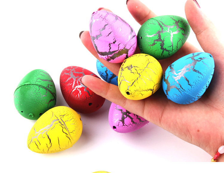 6571大号彩色裂痕恐龙蛋 新奇玩具孵化蛋小玩具批发地摊热卖