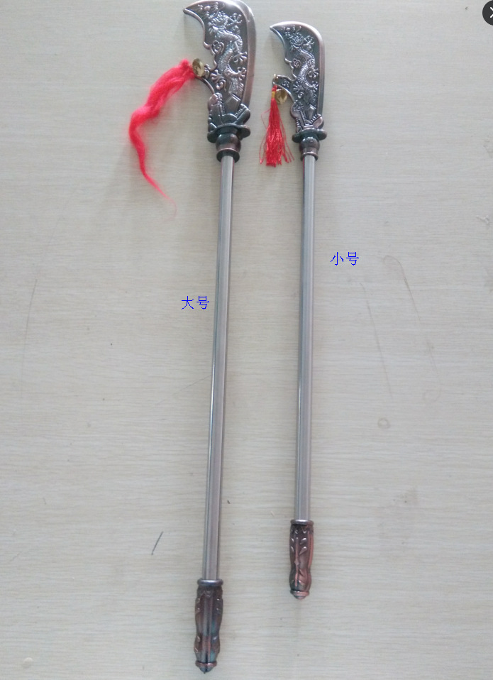 旅游工艺品批发 金属关公刀 大号金属刀 景区演出道具 无杀伤力