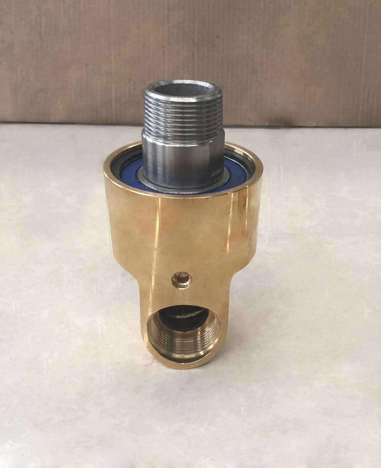 厂家批发钢铁橡塑冷却水旋转接头 水用h型旋转接头 黄铜壳体 质保