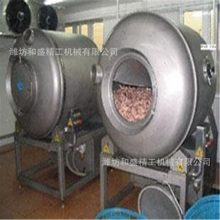 香菇真空滚揉机专业生产厂家 潍坊和盛精工机械有限公司生产基地