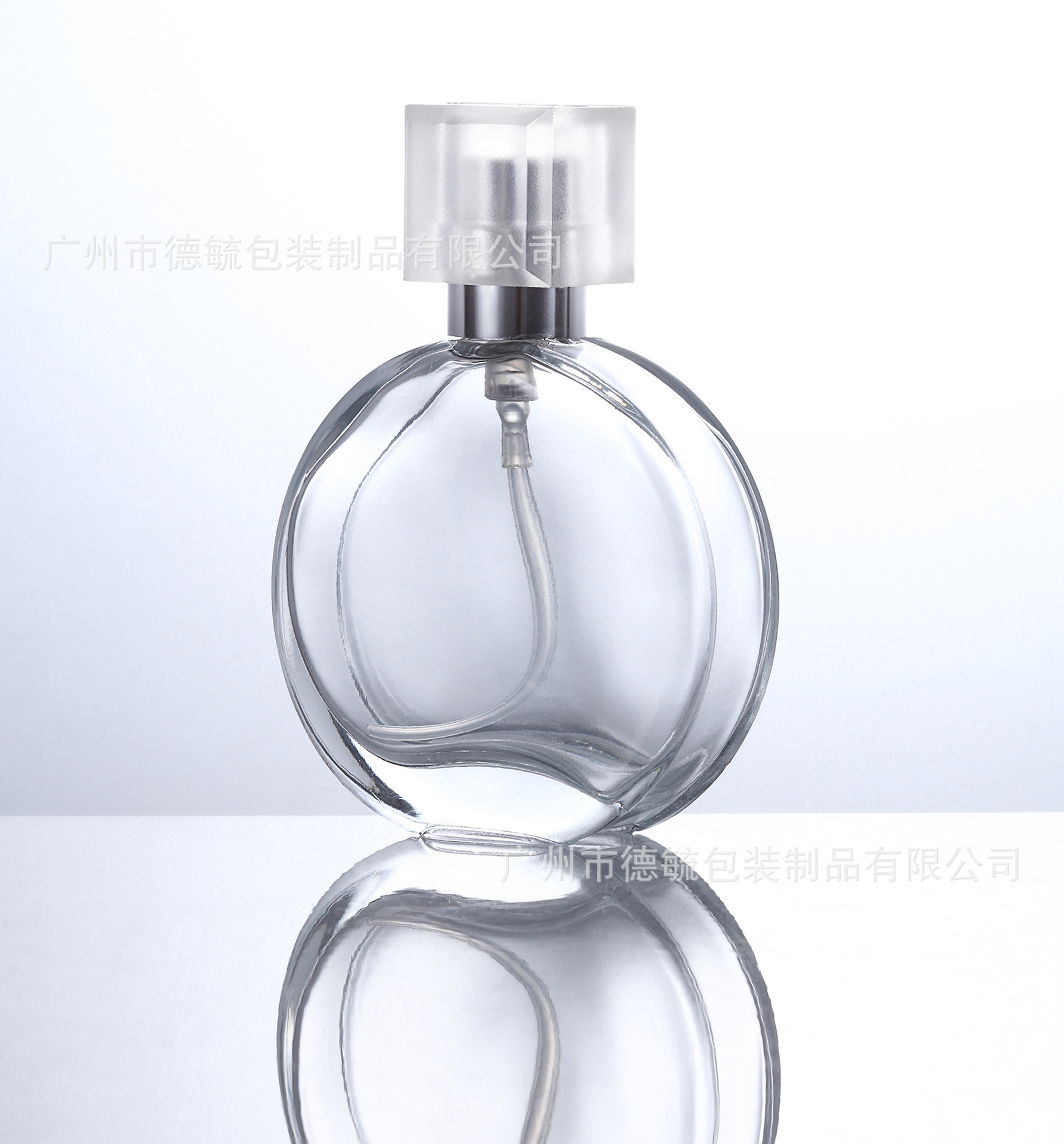 现货25/50ml邂逅圆形香水瓶 50ml香水喷雾玻璃瓶 现货香水瓶