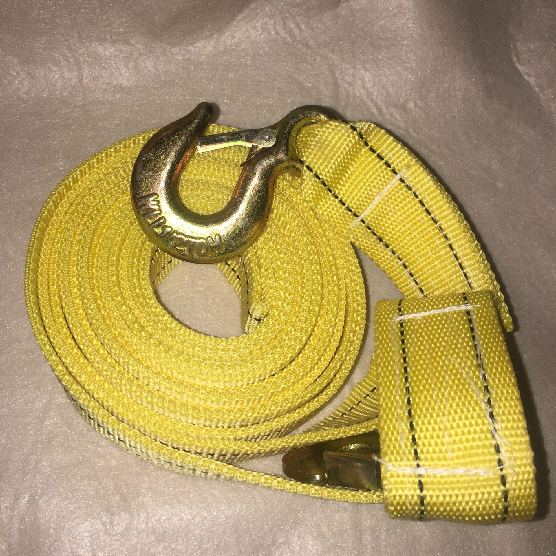 拖车绳拉车绳5吨4米双层加厚强力牵引绳拖车带