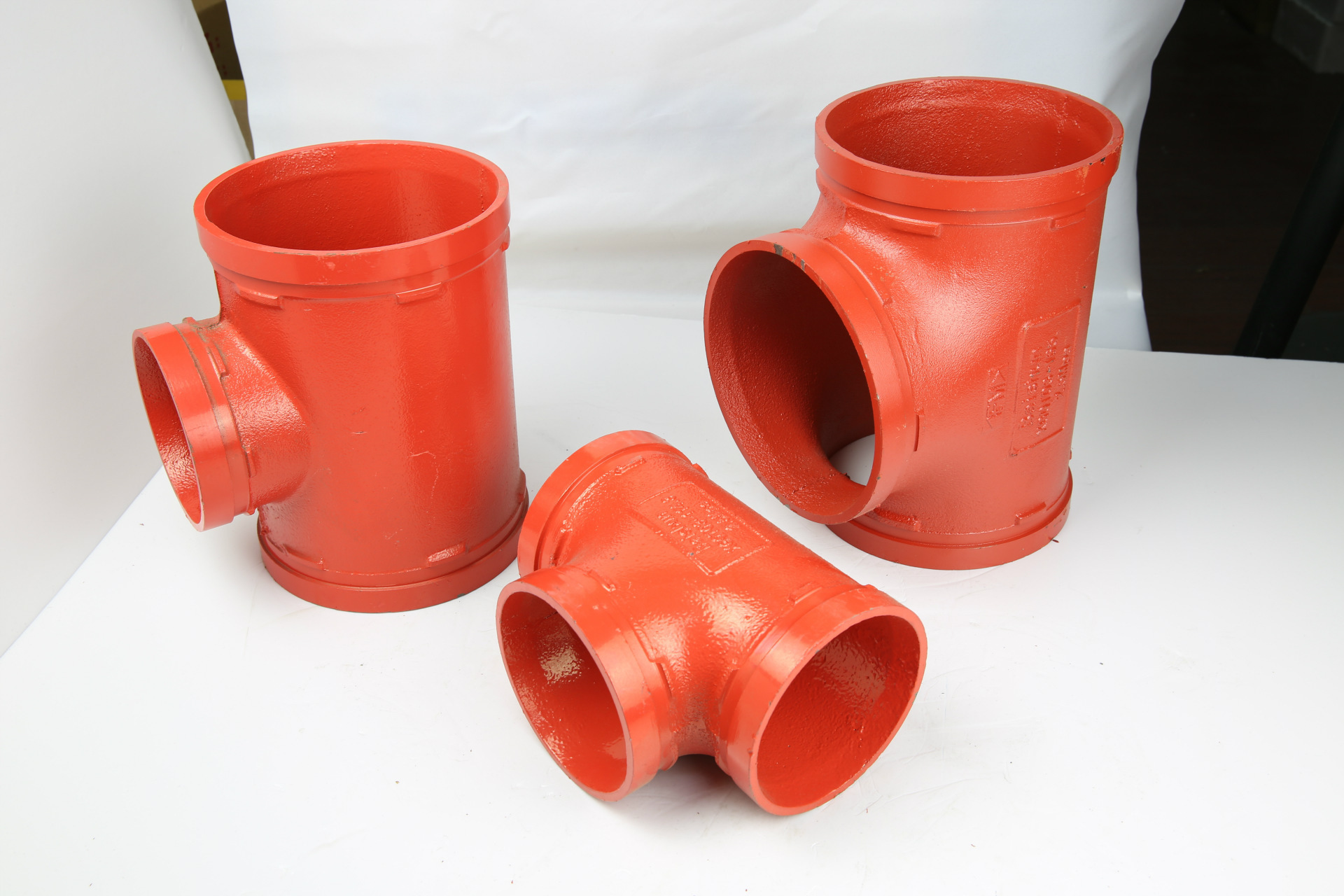 山东潍坊百顺 沟槽管件 沟槽三通 正三通(fm认证,3c认证)