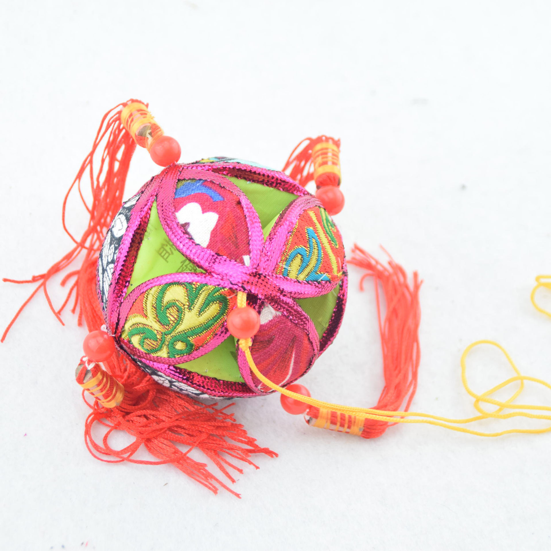 广西壮族民族绣球 8公分花布绣球 刘三姐绣球 刺绣工艺品