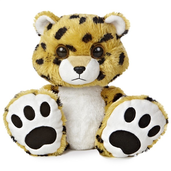 新款 毛绒玩具大脚板豹子公仔 创意汽车装饰 抓机娃娃 厂家直销