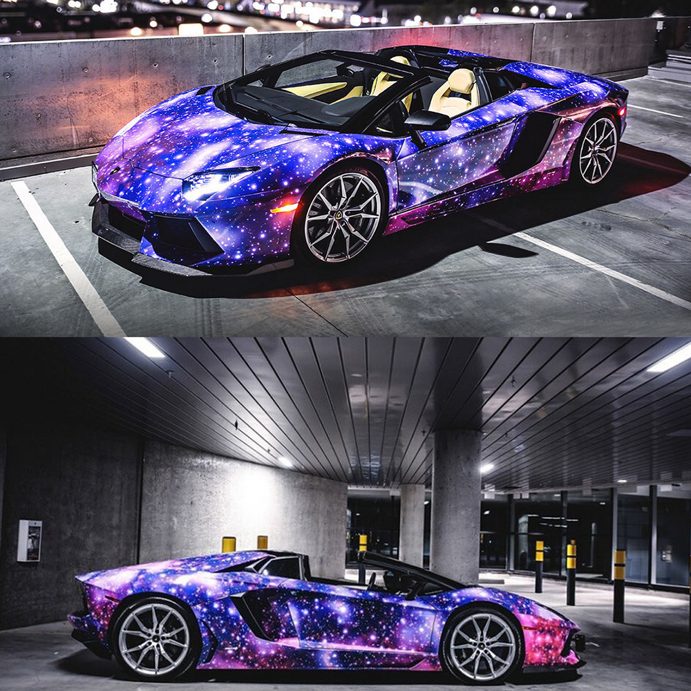 汽车改色膜 新款全车装饰宇宙贴车身个性星空贴 涂鸦车身贴纸