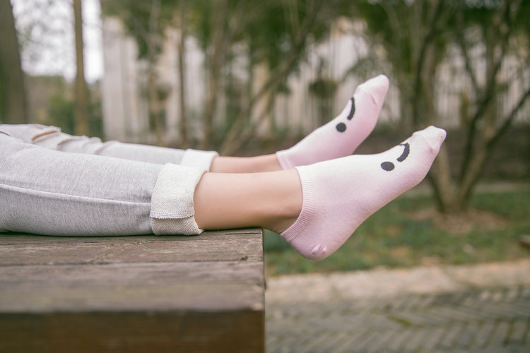 2016新笑脸款全棉袜子女潮牌浅口船袜纯棉时尚情侣创意袜短筒袜