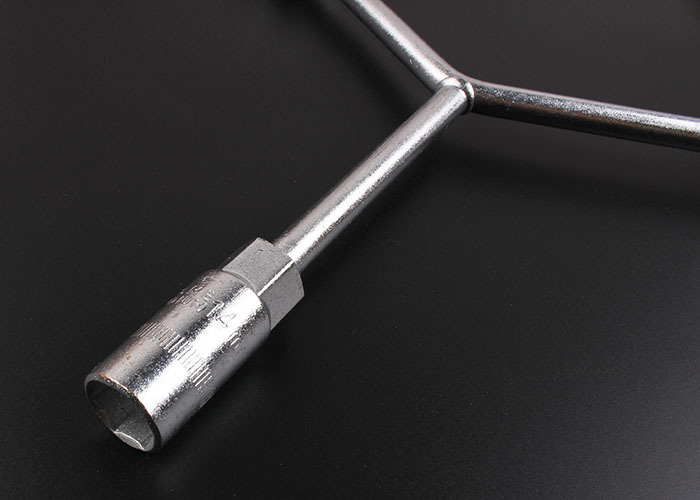 厂家直销y型套筒扳手 抛光镀铬三叉套筒拆卸扳手 内六角三角工具