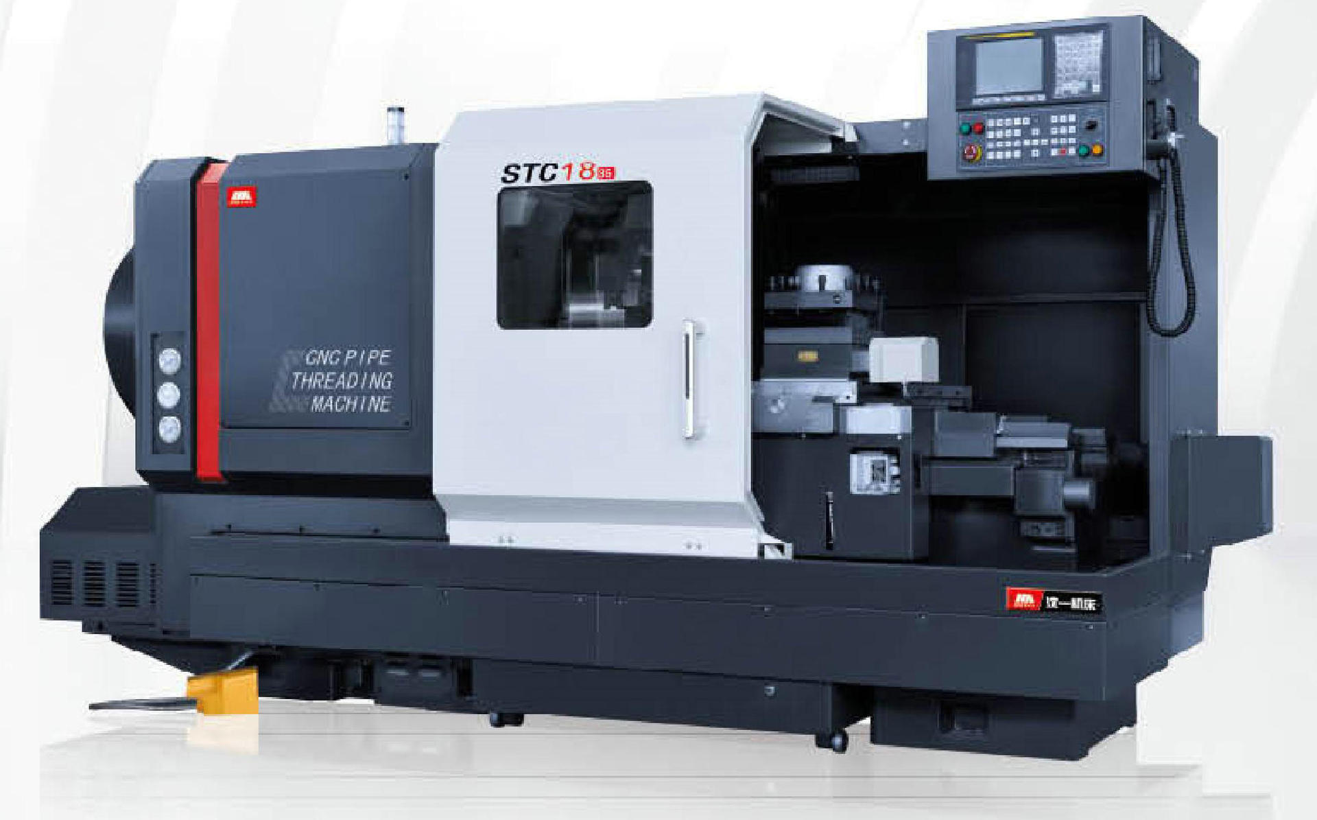 沈阳螺纹机床 stc18管螺纹车床 stc平床身数控管螺纹车床