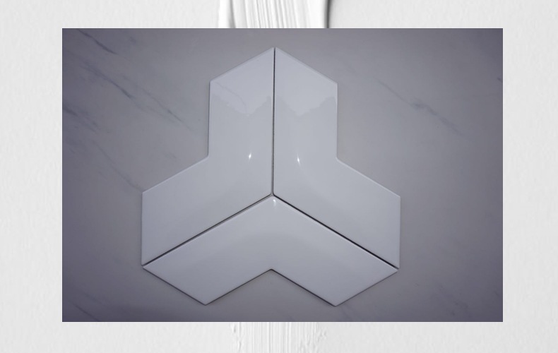 佛山瓷砖简约弧角异形砖客厅3d背景墙瓷砖厨房卫生间瓷砖批发.