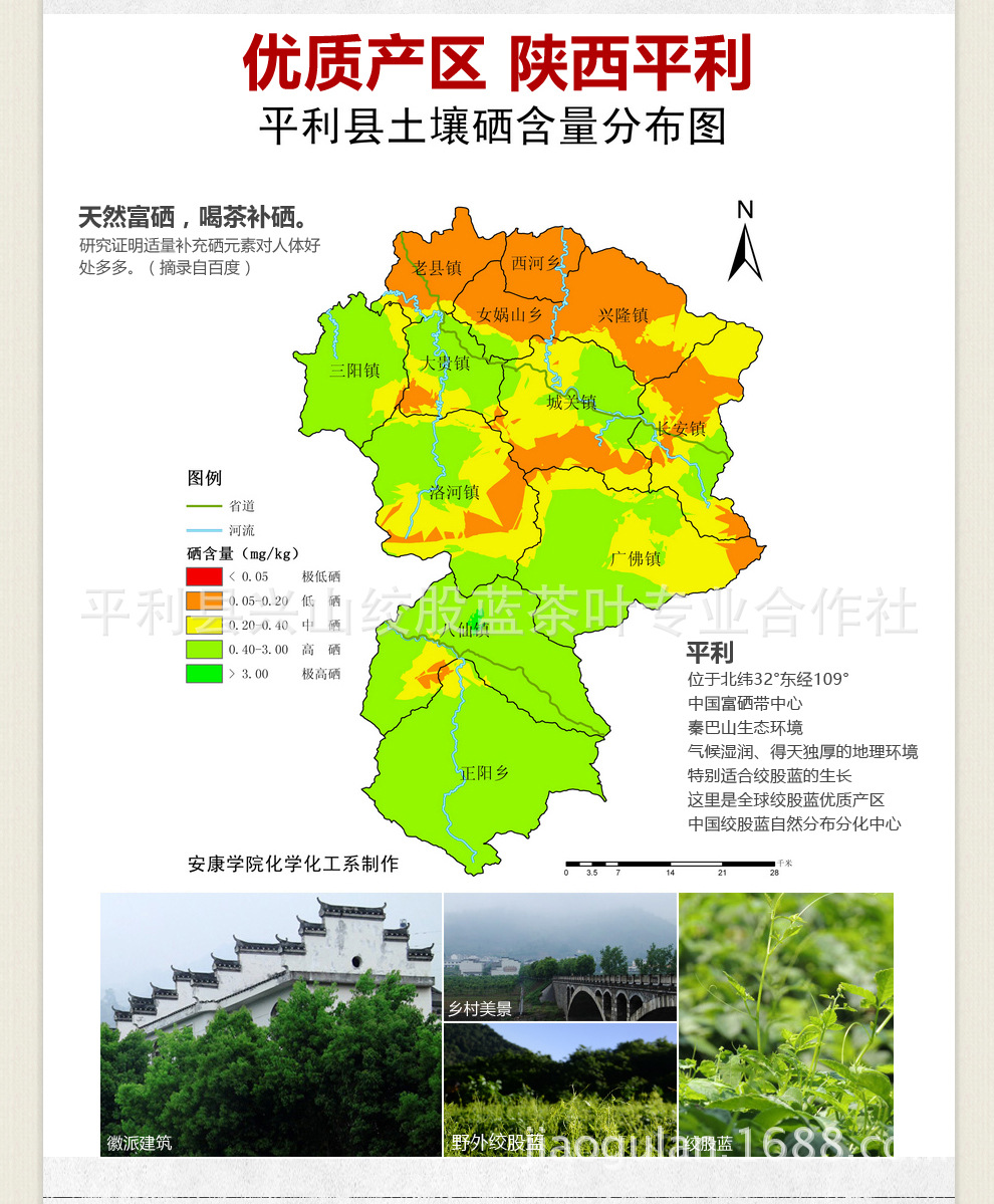 平利绞股蓝 硒谷臻茗绞股蓝 野生龙须 200g礼盒装甘味
