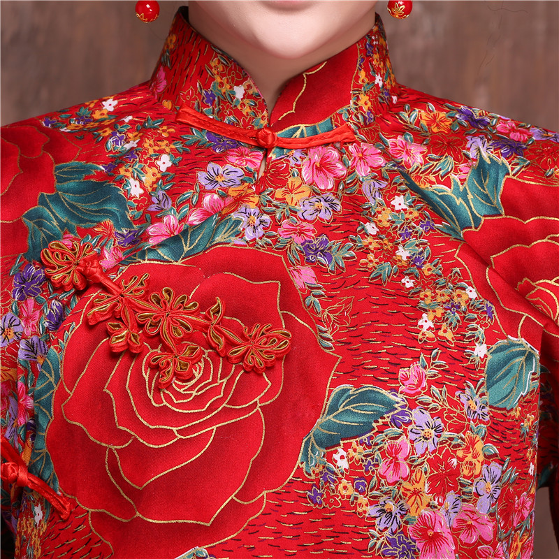 2016新娘结婚格格装新娘秀禾服绣禾服中