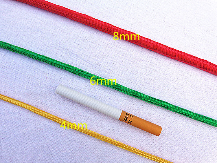 6mm绳粗 16股pp编织绳捆绑绳救生绳户外登山绳辅助绳子饰品晾衣绳