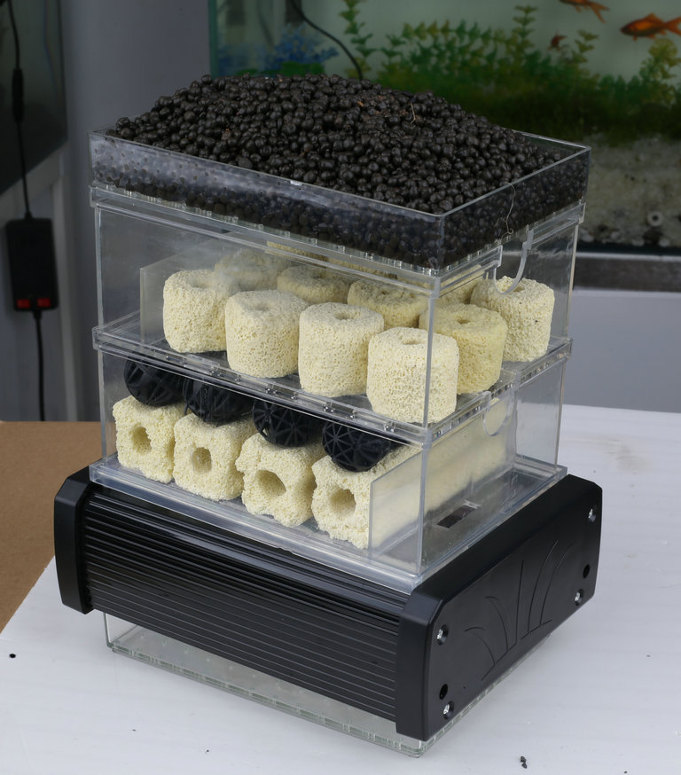 yb-081植物雨淋瀑布生态滴流过滤器 鱼缸水族箱滴流盒过滤盒