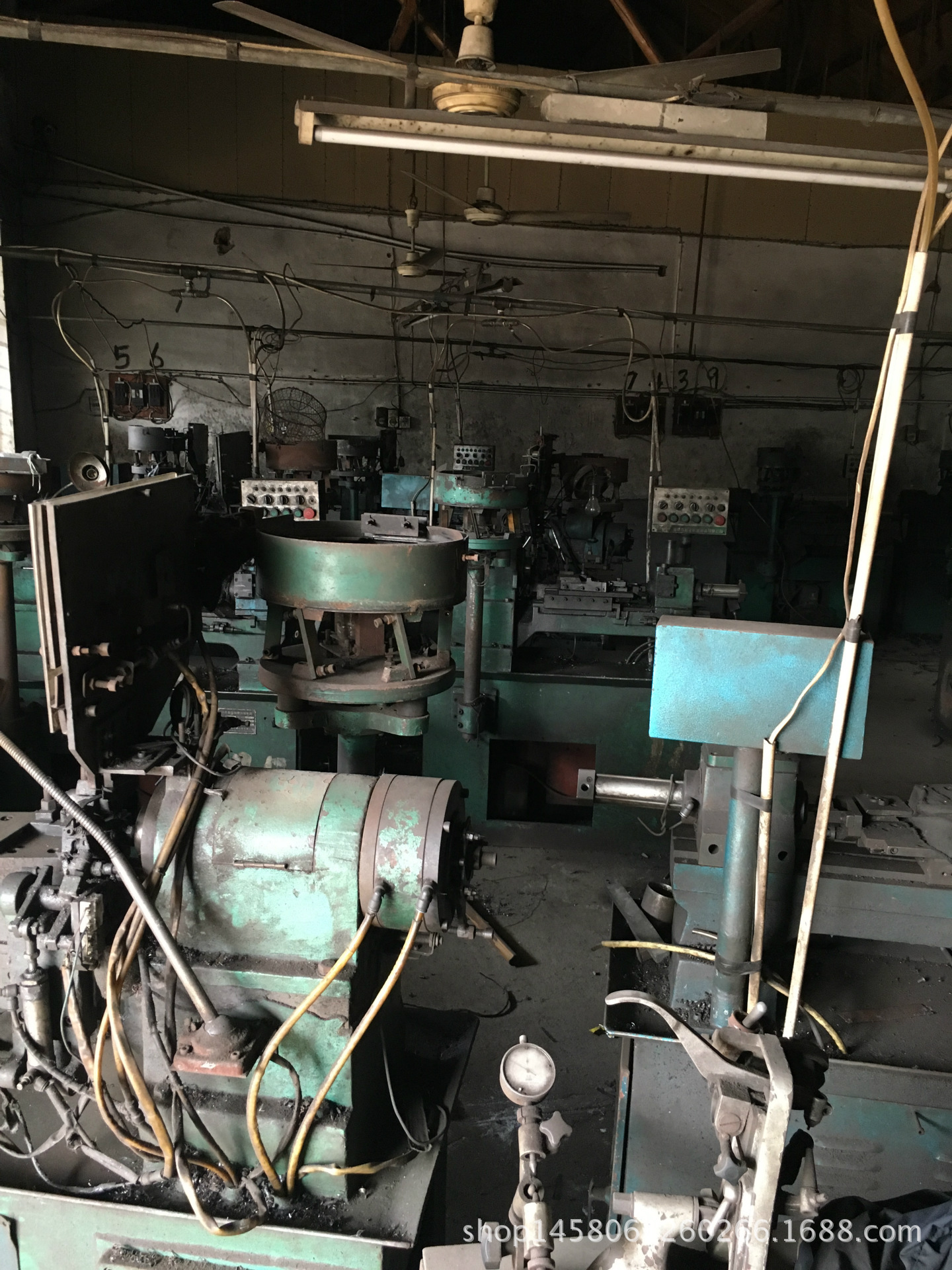 二手轴承套圈自动车床,割管机,空压机