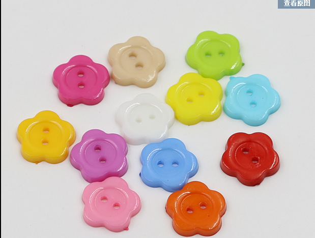 厂家现货供应各类款式塑料纽扣 卡通毛衣扣彩色混装