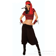 Pirate Costumes万圣节服装女款海盗装夜店酒吧DS演出服忍者杀手