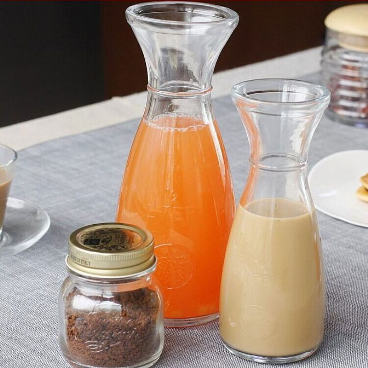 厂家直销玻璃饮料瓶500ml冰桔茶瓶 批发冷泡茶瓶果汁瓶奶茶瓶