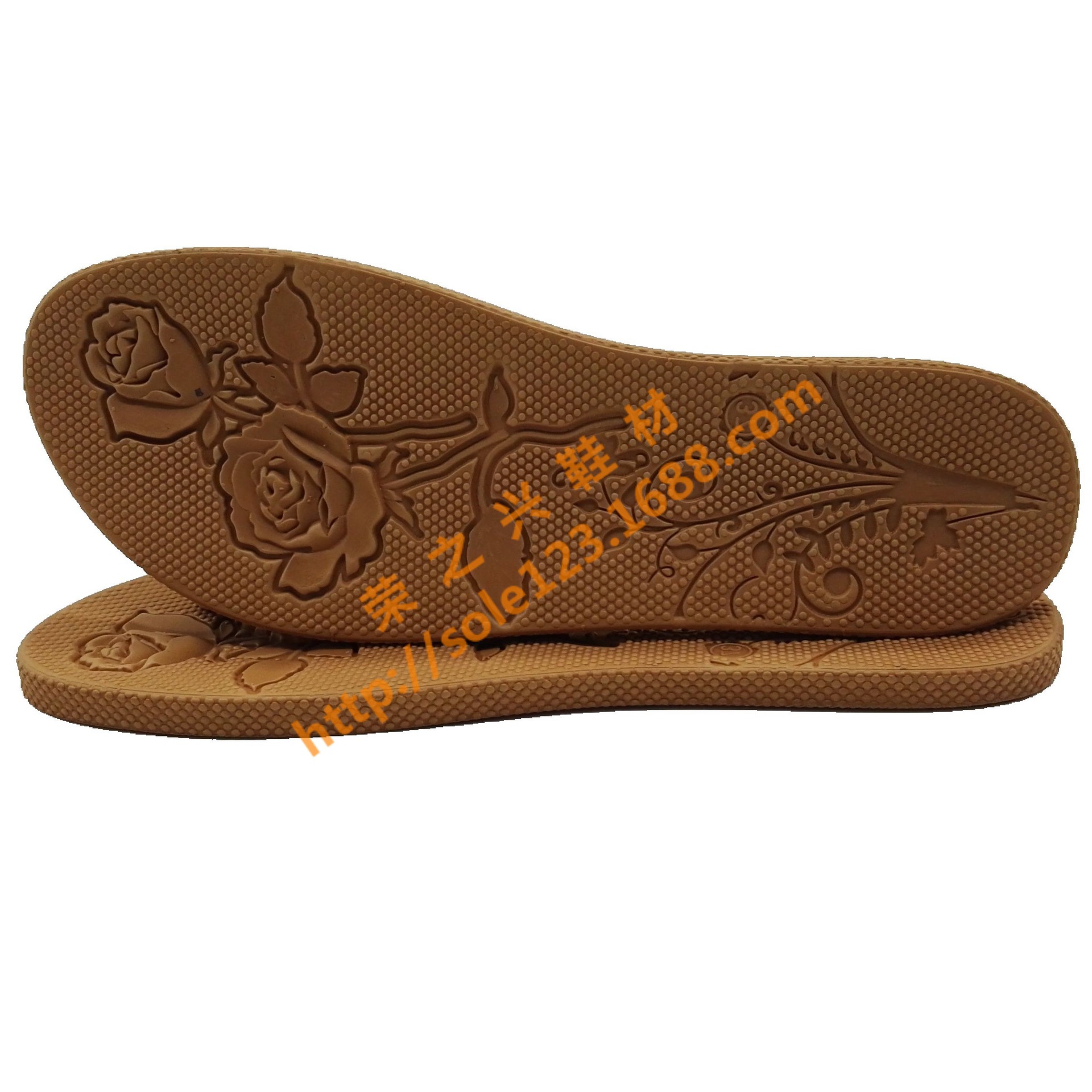 2016热销拖鞋泡沫eva鞋底 女士凉拖鞋eva中底 玫瑰花-2