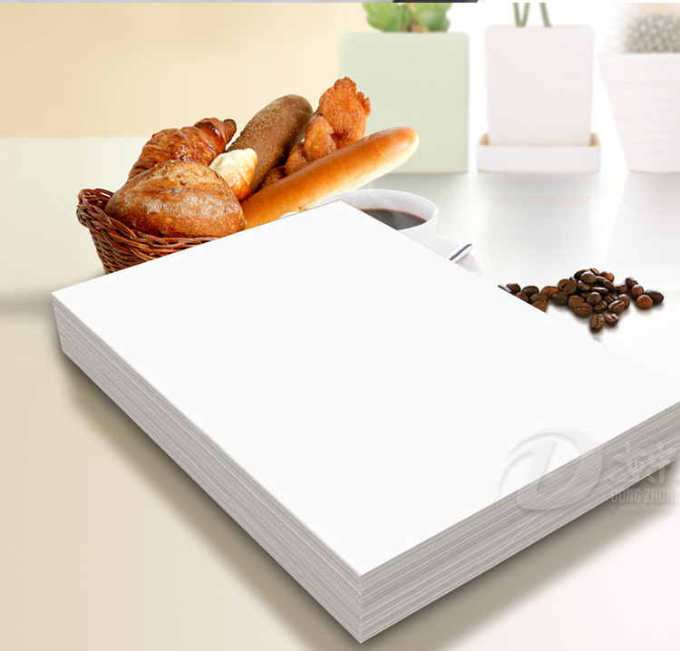 烘焙白纸食品包装托盘纸烤盘垫 隔油纸蛋糕点心果盘垫纸地摊货源