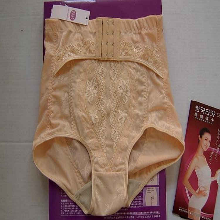 韩国塔卡女士磁疗内裤保健提臀大码高腰收腹裤调整型塑身美体内衣