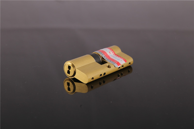 全铜固新双面叶片超c锁心通用型卧室内房门锁钢木门通用锁心