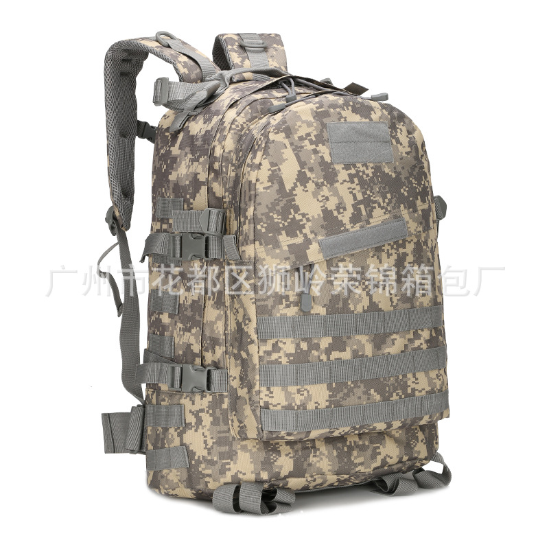 Guangzhou Factory in Stock Wholesale Upgraded 3D Bag Camouflage Hiking Backpack Tactical Backpack Outdoor Camping Travel Bag