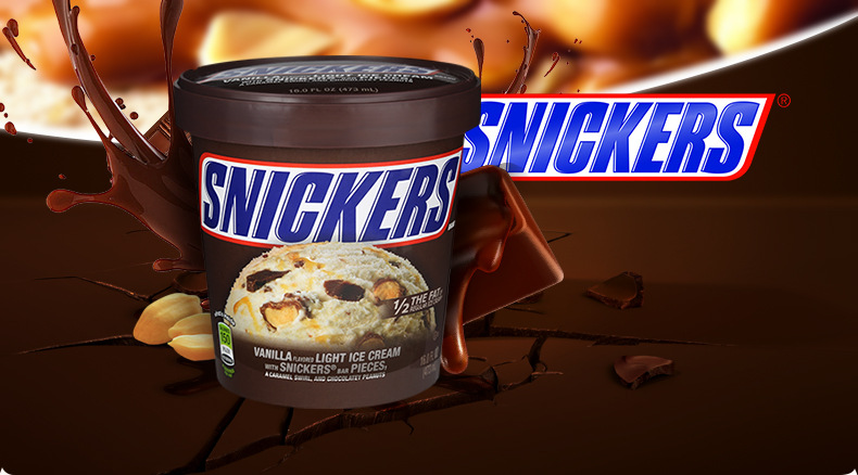 原装进口snickers士力架冰淇淋 横扫饥饿 全国批发 融化包赔