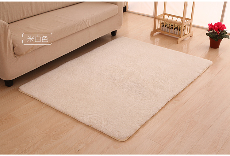 超柔加厚绒毛地垫卧室房间满铺床边毯飘窗榻榻米地毯