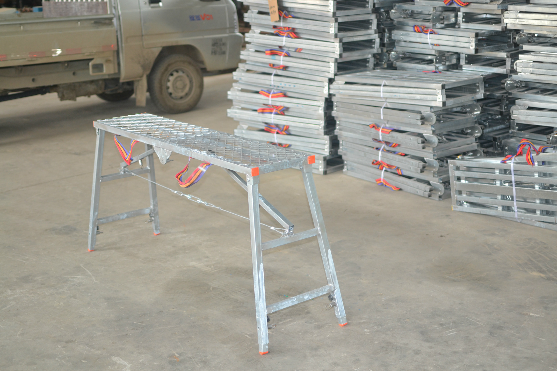 折叠便携脚手架 脚手架铁马凳 折叠式铁马凳