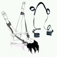 女用手铐脚铐张腿束缚捆绑带女性情趣捆绑分腿带成人用品性玩具