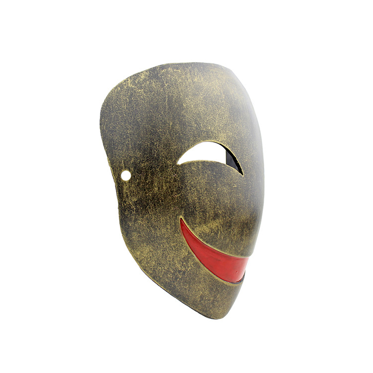 蛭子面具漆黑的子弹影胤小丑万圣节恐怖道具影视角色扮演m505 5