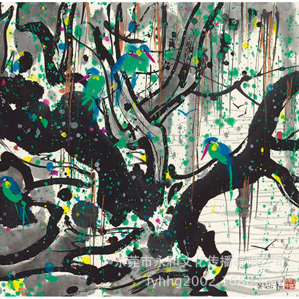 吴冠中(1919-2010),江苏宜兴人,当代著名画家,油画家