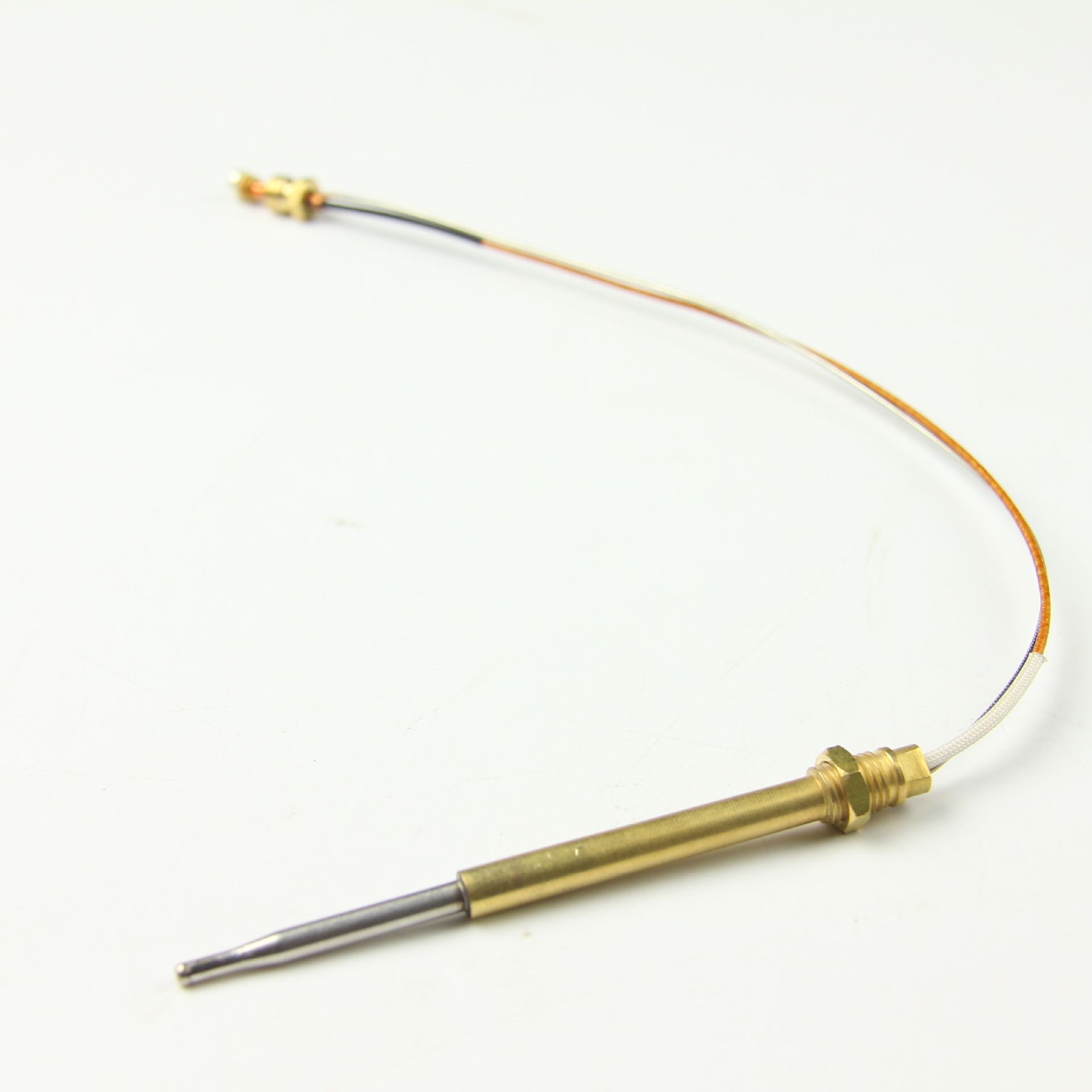 燃气灶煤气灶电磁阀热电偶 优质双线型热电偶煤气灶熄保装置配件