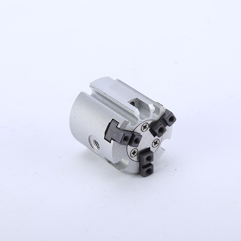 德力西气动 气爪mhs3-16d 三爪双动型 平行开闭型 圆柱形爪体气爪