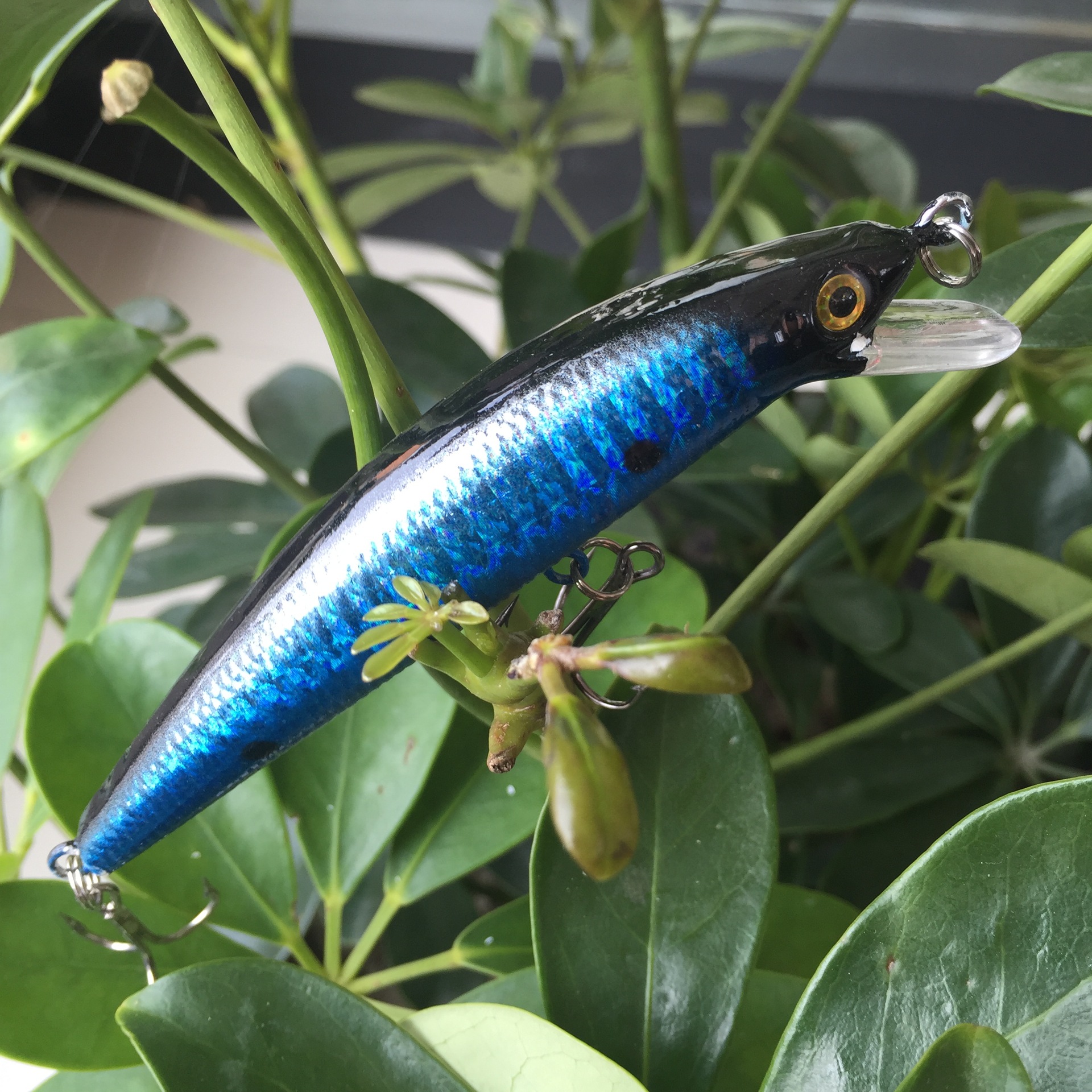 淡水路亚饵米诺10克100mm远投悬浮缓沉水面夜光假饵