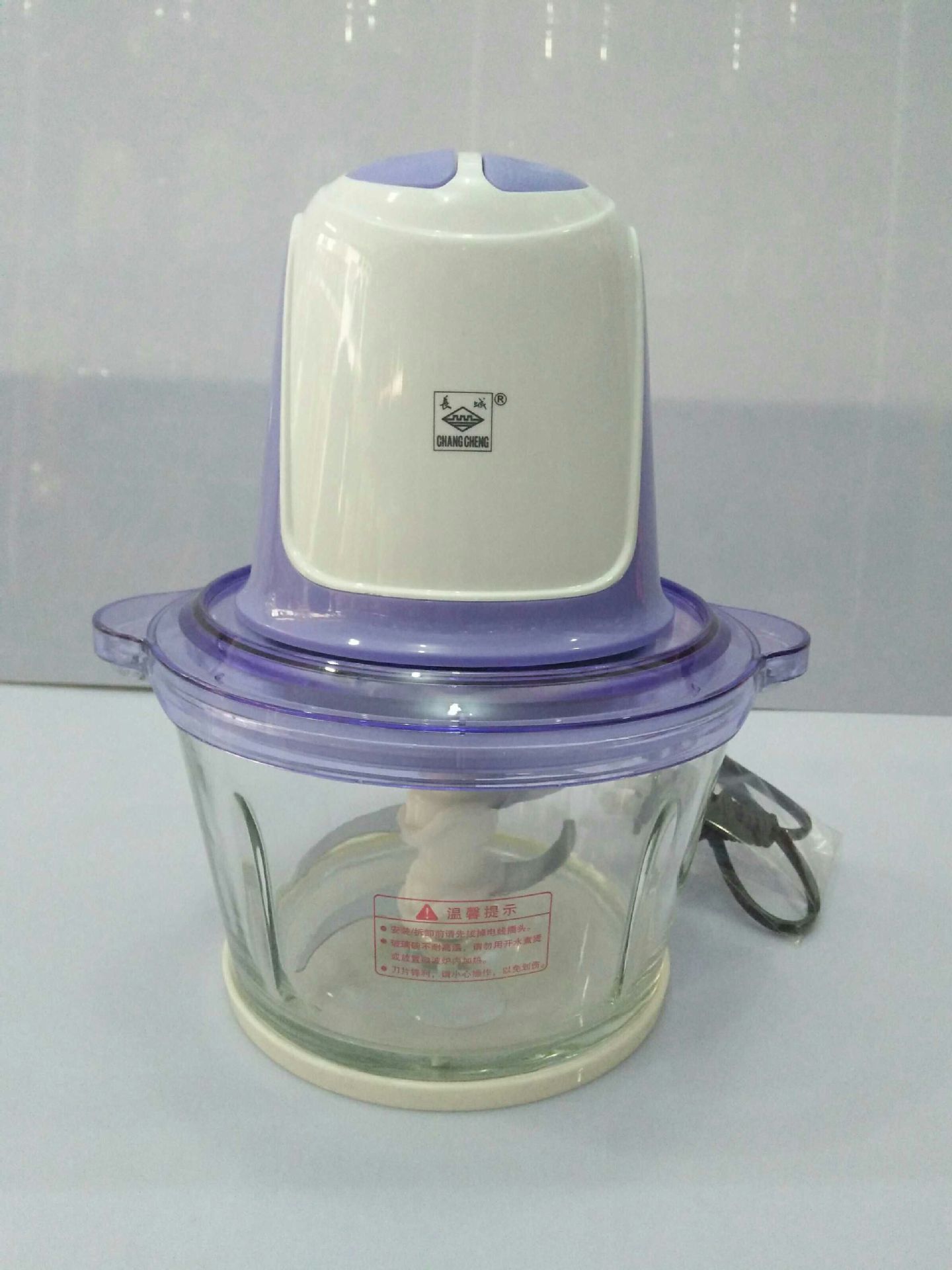 批发新款长城家用多功能小型切菜机碎菜碎肉机料理机 家用绞肉