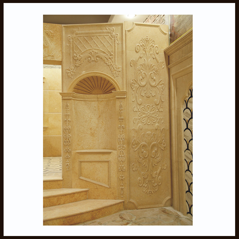 定制大理石雕花装饰品室内浮雕 厂家直销定做庭院石材