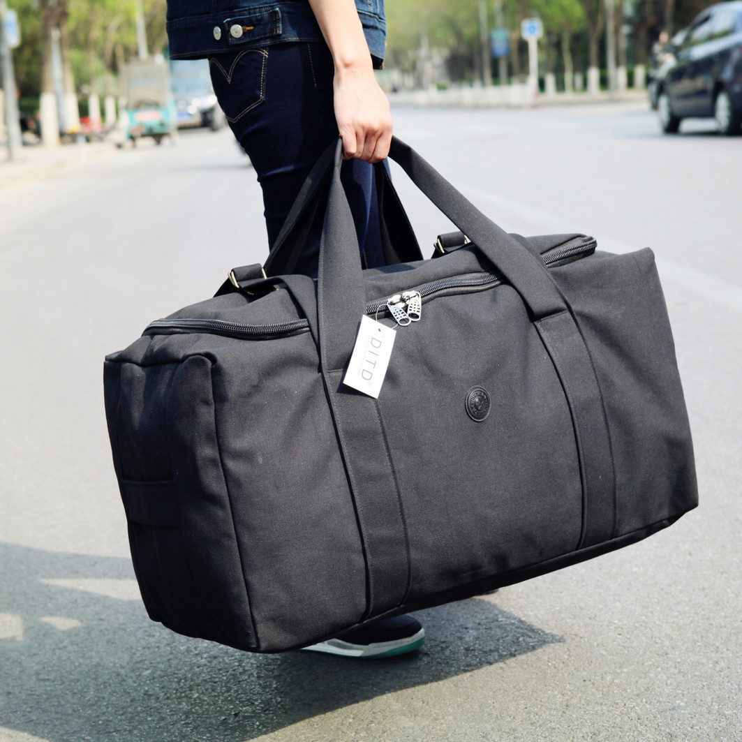 新款帆布包大容量旅行包防水折叠行李包托运包搬家包储物包背包