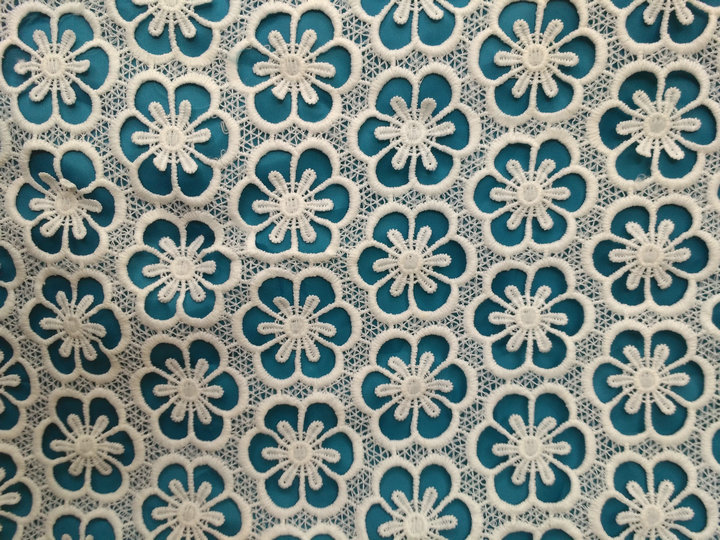 牛奶丝精品水溶蕾丝布料服装面料 连衣裙裙子上衣外套面布料