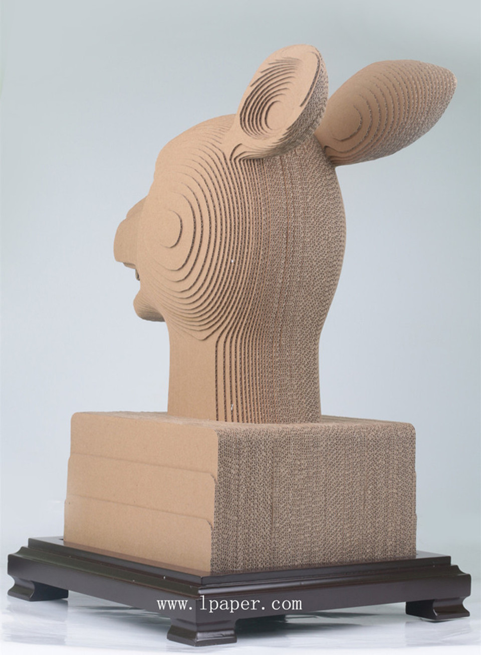 兔首diy十二生肖兽首 纸工艺品摆件儿