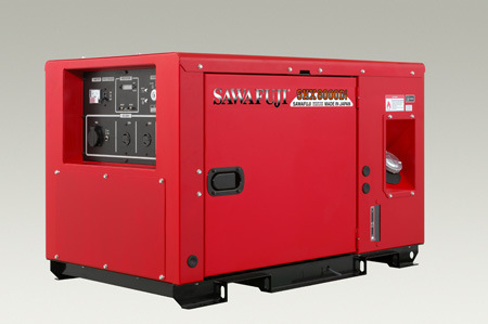 sawafuji泽藤柴油发电机组 shx8000di 7kva