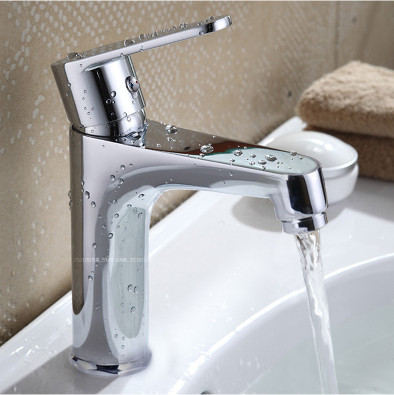 榜信全铜面盆龙头 冷热洗脸盆水龙头卫生间浴室洗手盆水龙头