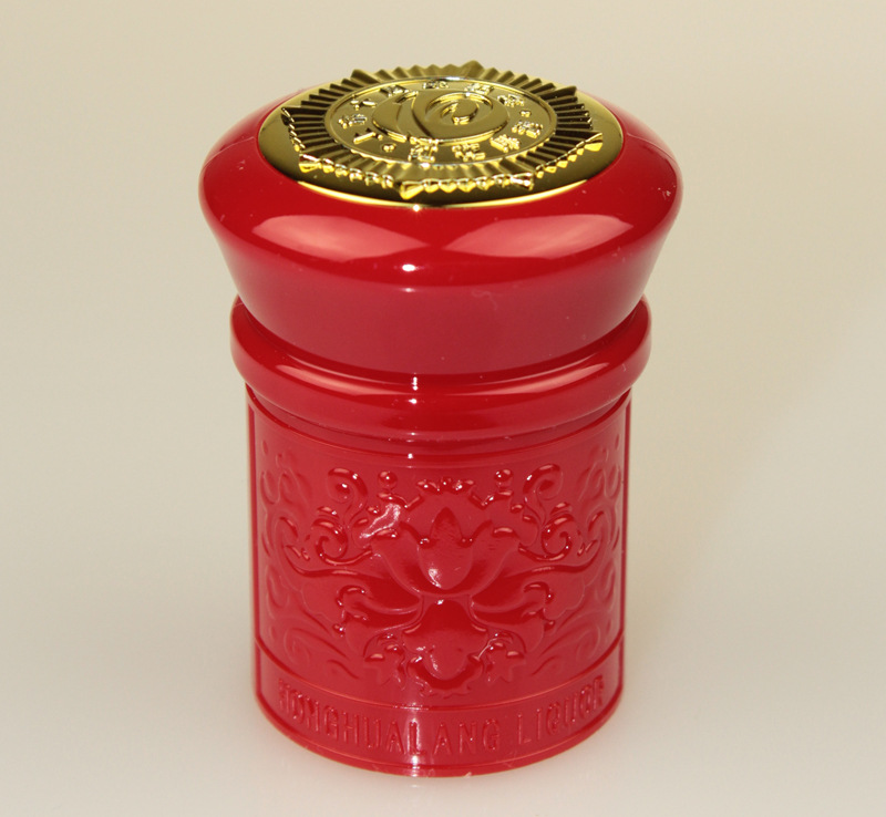 供应红花郎上市10周年纪念酒盖 汇真酒业塑料盖厂家直销批发.