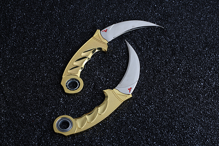 cf穿越武器 20厘米鹰爪匕首 未开刃 对装穿越兵器模型周边