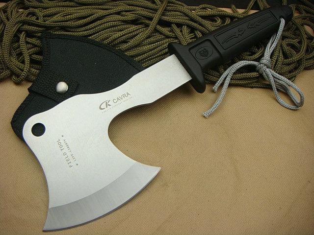 ck丛林开山斧工兵斧 野营求生斧子 穿越火线斧头 橡胶柄车用手斧