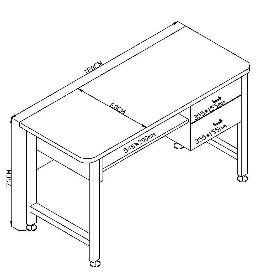 简约办公桌写字台 电脑桌台式家用书桌
