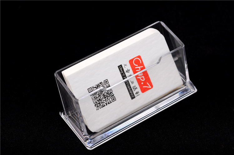 办公用品 亚克力透明名片盒 批发