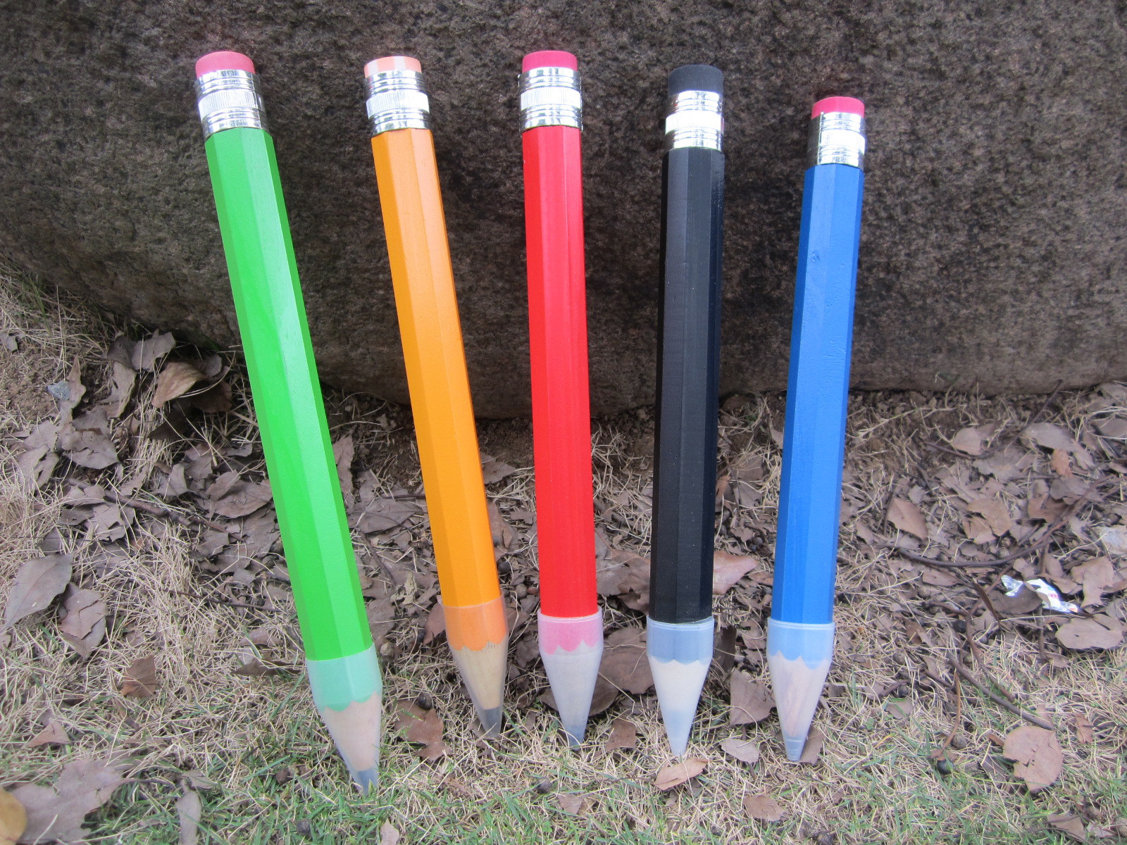 玩具大铅笔 超粗铅笔 工艺铅笔 木质巨型大笔 八角 3厘米直径